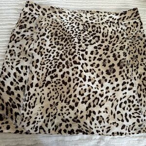Chico's Leopard Print Skort